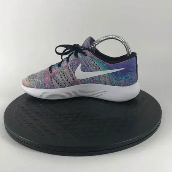 Nike LunarEpic Flyknit Multicolor Running Shoes 843765-004 Women’s Size 6.5 - Picture 9 of 12